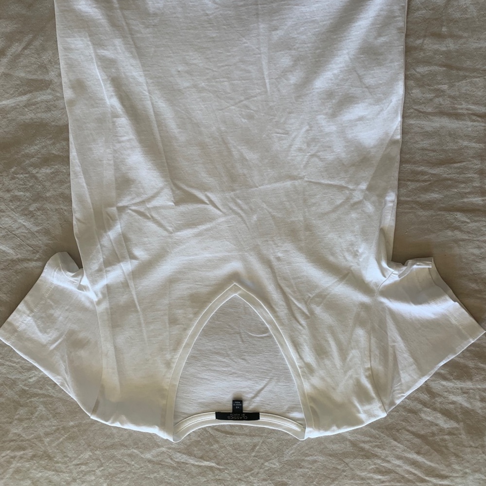 Classic White Vneck